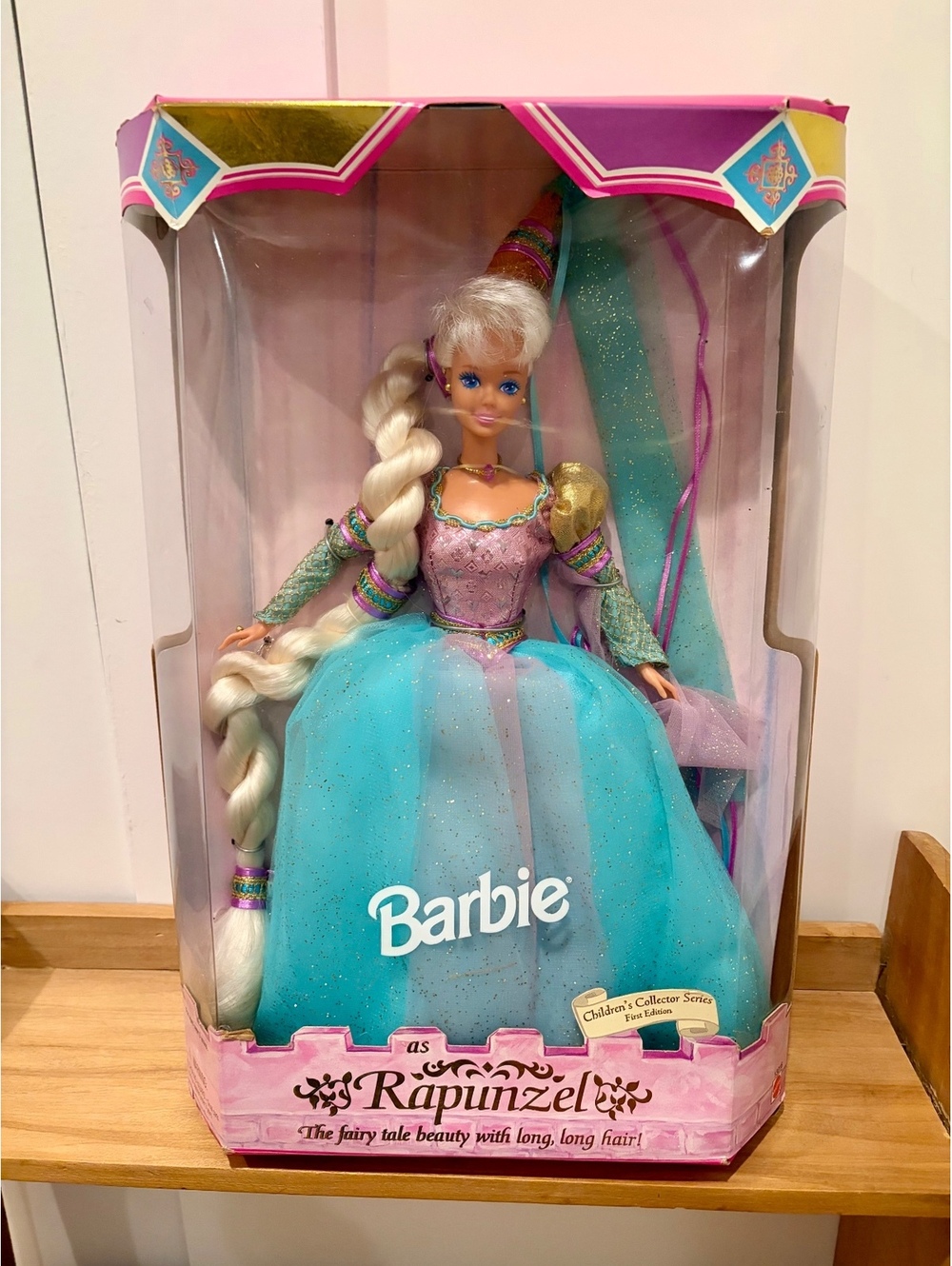 Vintage 1994 Barbie Rapunzel Children’s Collector Series 1st Edition NRFB
